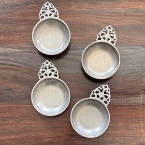 Wilton Armetale pewter porringer bowl - set of 4